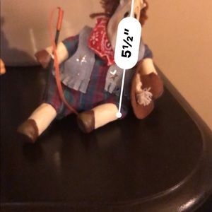 Russ soft / ceramic horse fishing and cowboy